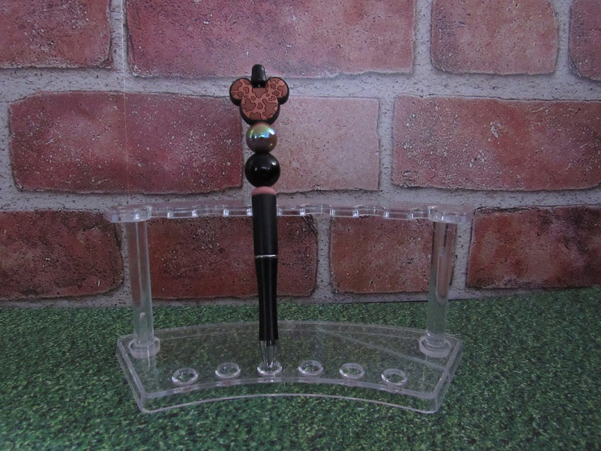 Cheetah mouse head pen