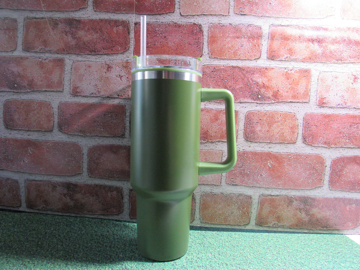 40oz Khaki Green Tumbler