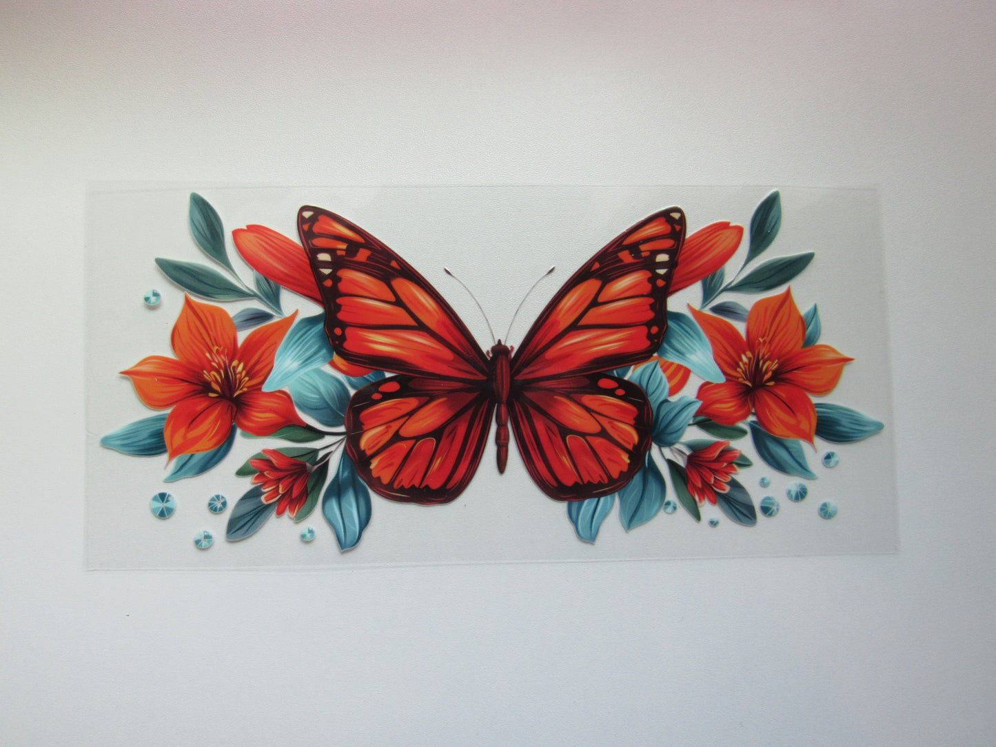 Orange Butterfly Wrap