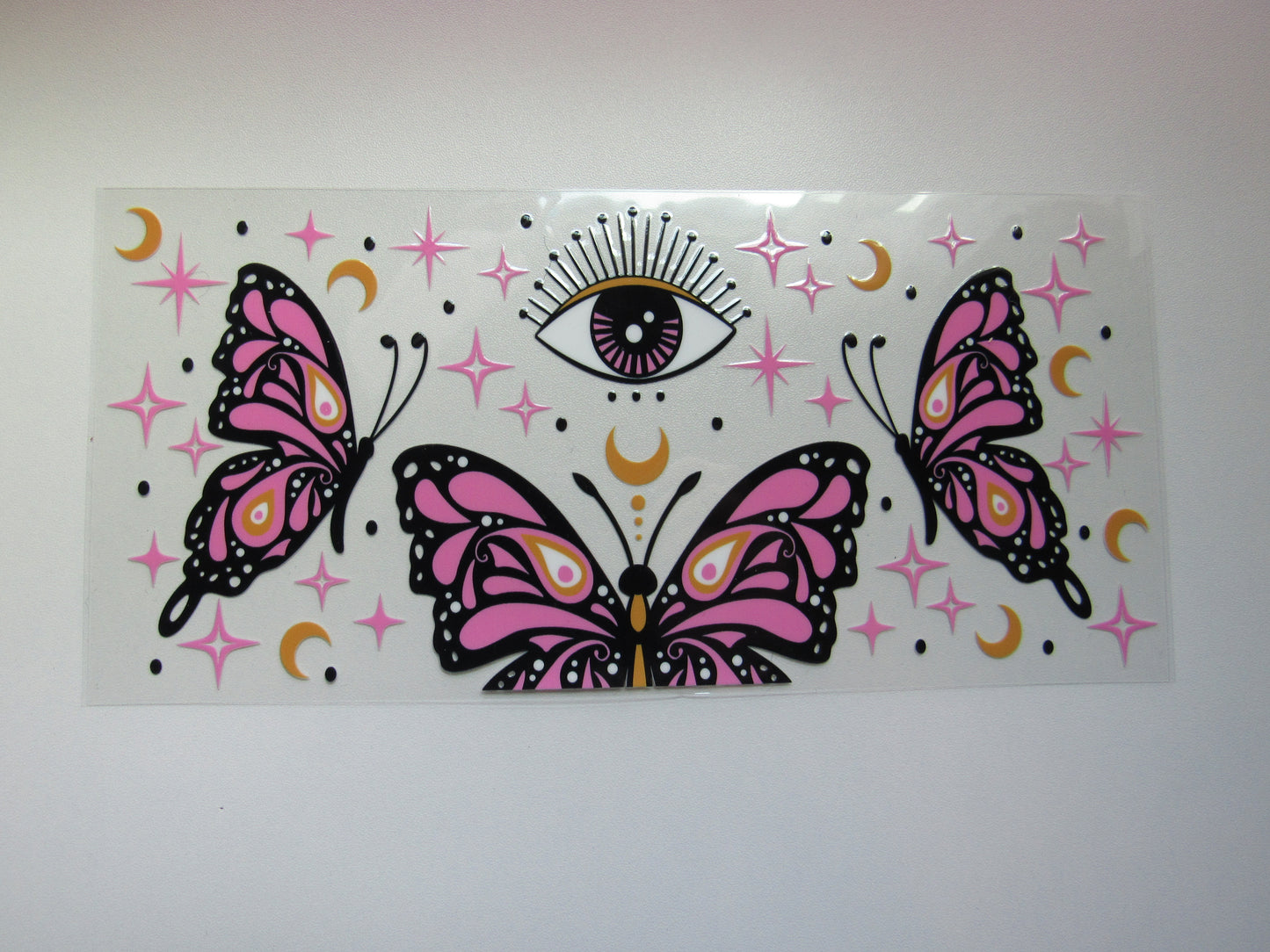 Pink Eye Butterfly Wrap