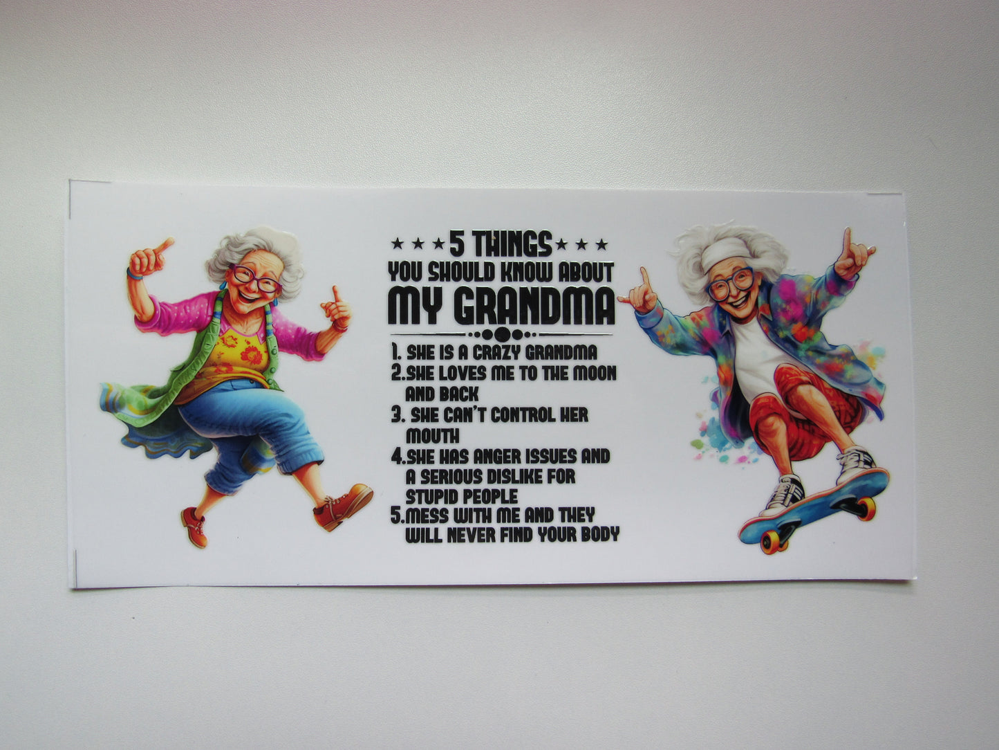 Grandma List Wrap