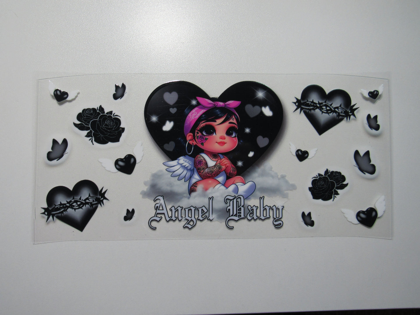 Angel Baby Black Wrap