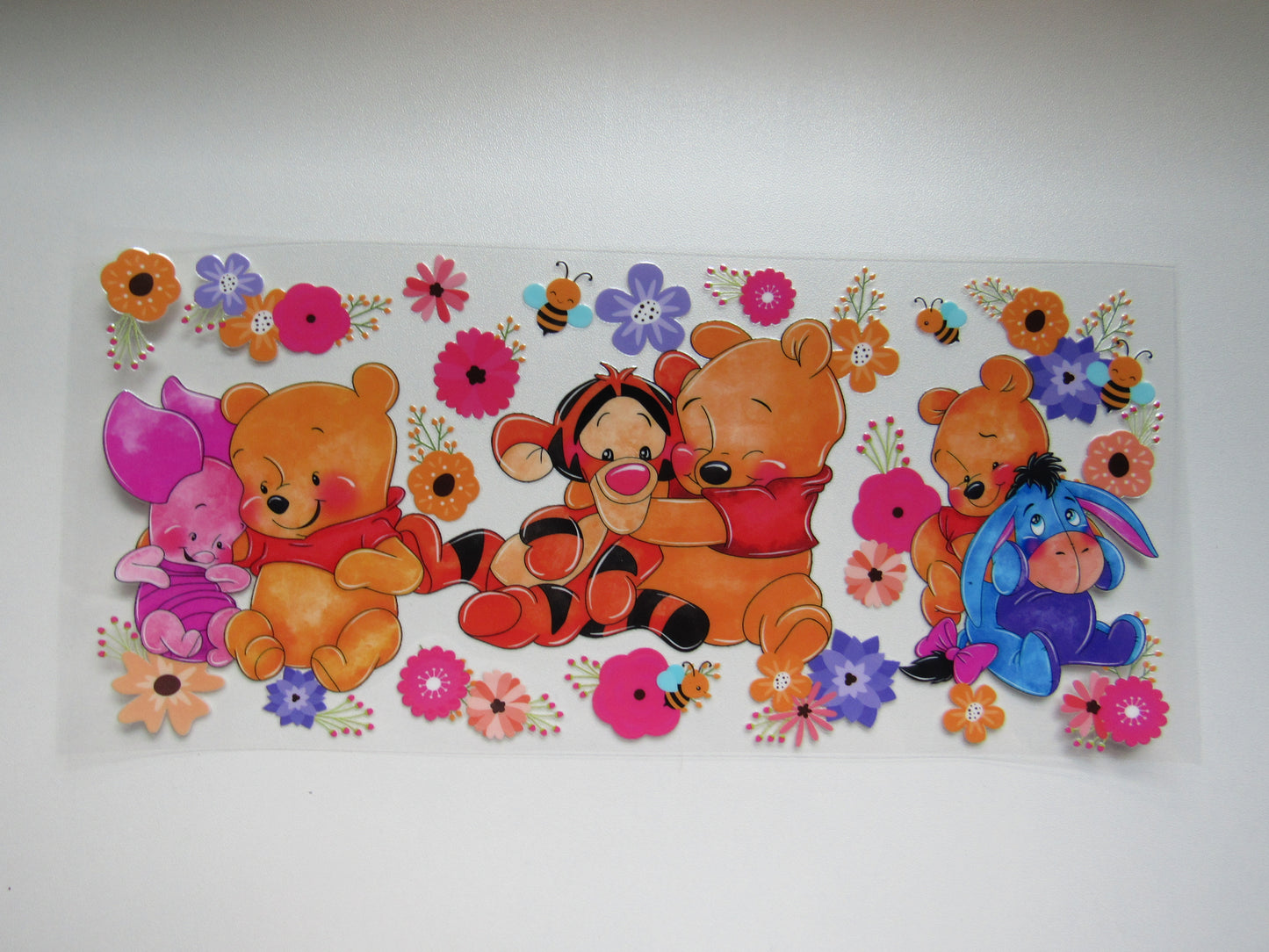 Yellow Bear Hugging Friends Wrap