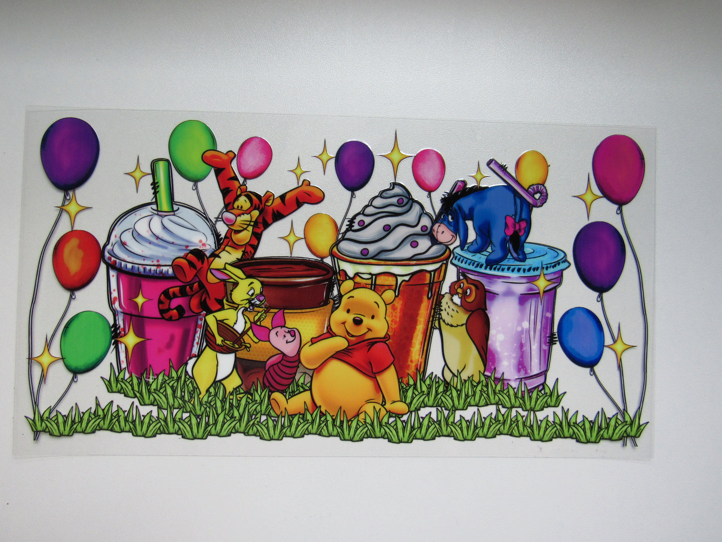 Yellow Bear Cups Wrap