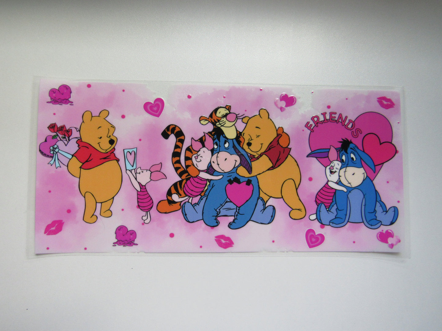 Yellow Bear Pink Wrap