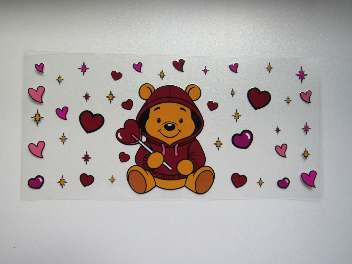 Yellow Bear Red Sweater Wrap