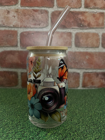 Floral camera cup
