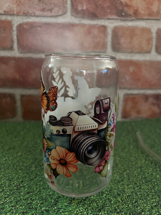Floral camera cup