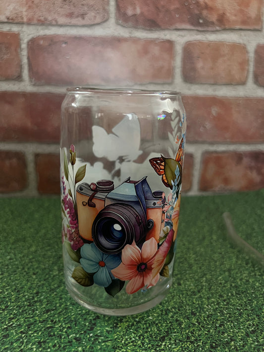 Floral camera cup