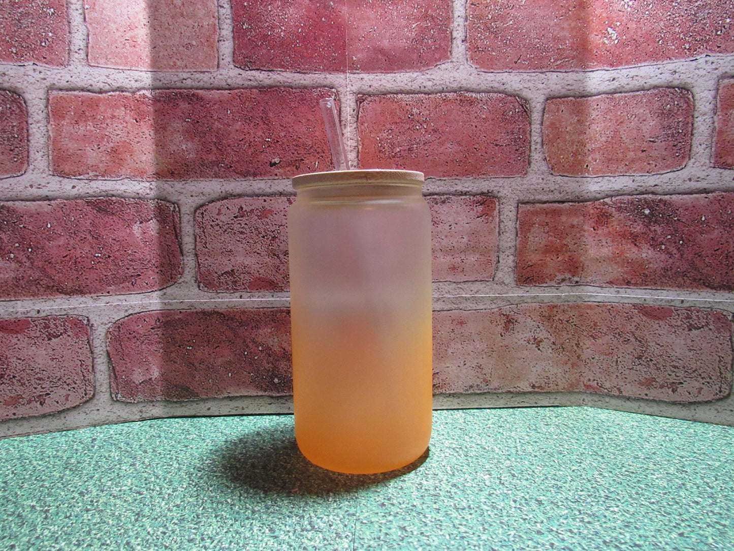 16oz Orange Ombre Cup