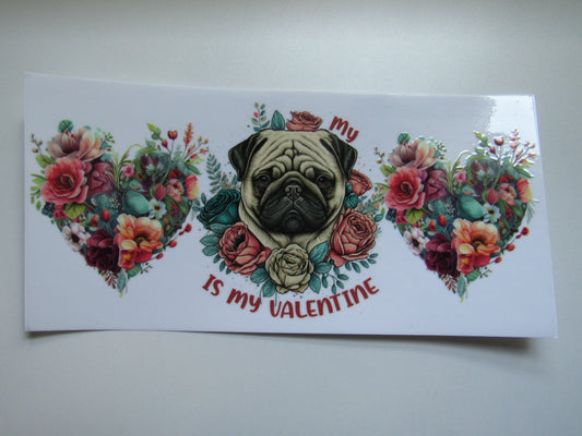 Pug Valentine Wrap