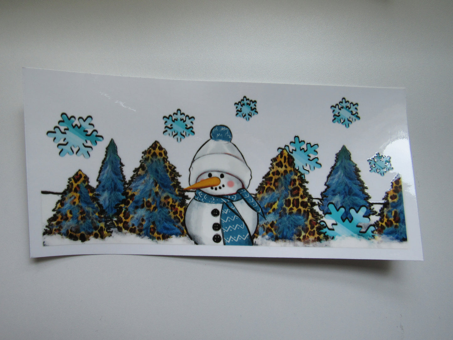 Blue Snowman Wrap