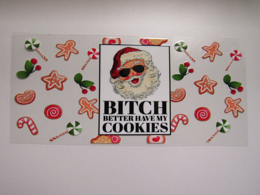 Santa Cookies Wrap