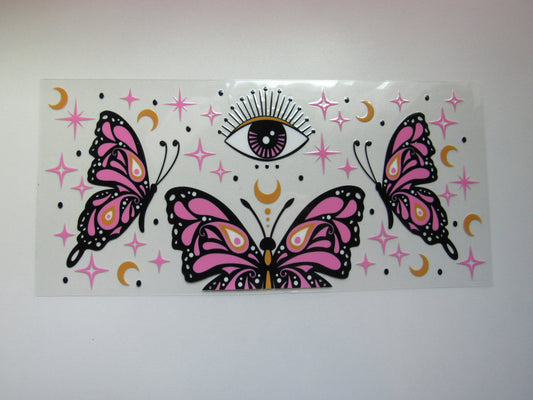 Pink Eye Butterfly Wrap