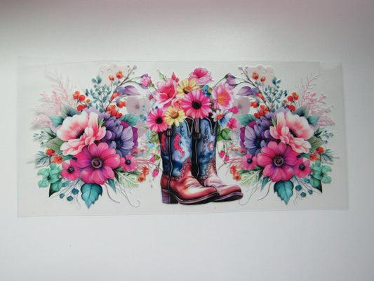 Floral Boots Wrap