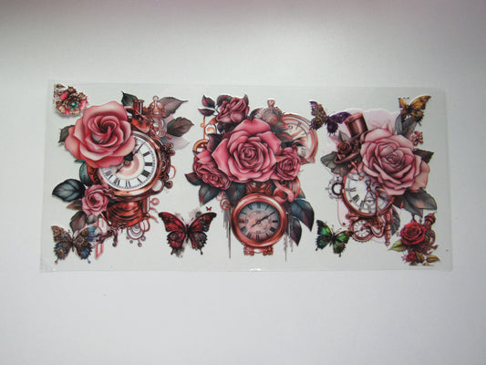 Floral Clocks Wrap