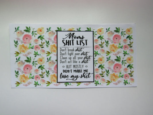 Mom List Wrap