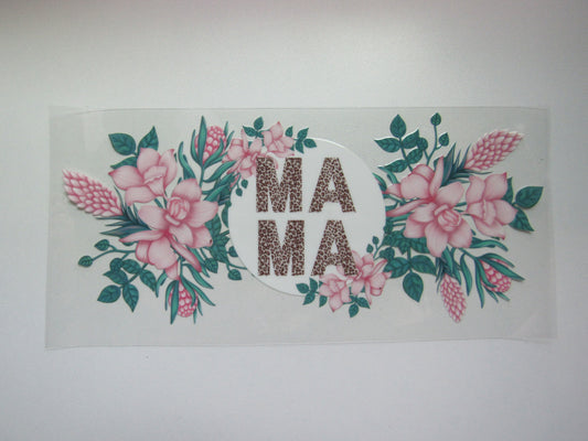 Mama Pink Flowers Wrap