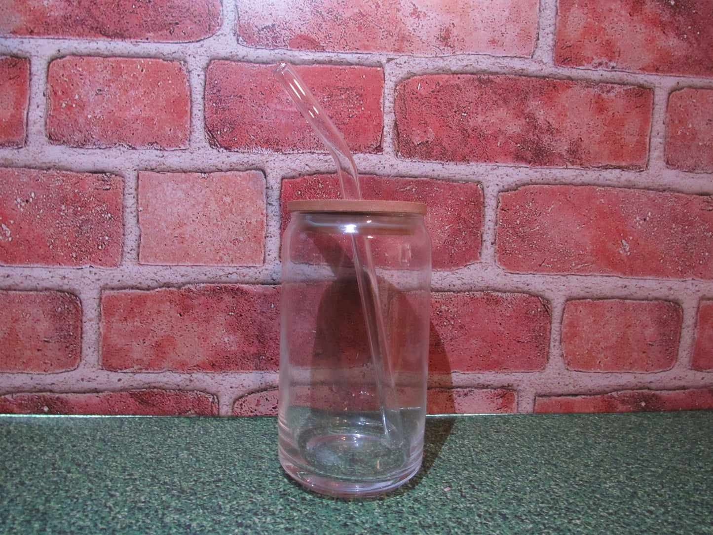 16oz Clear Glass Cup