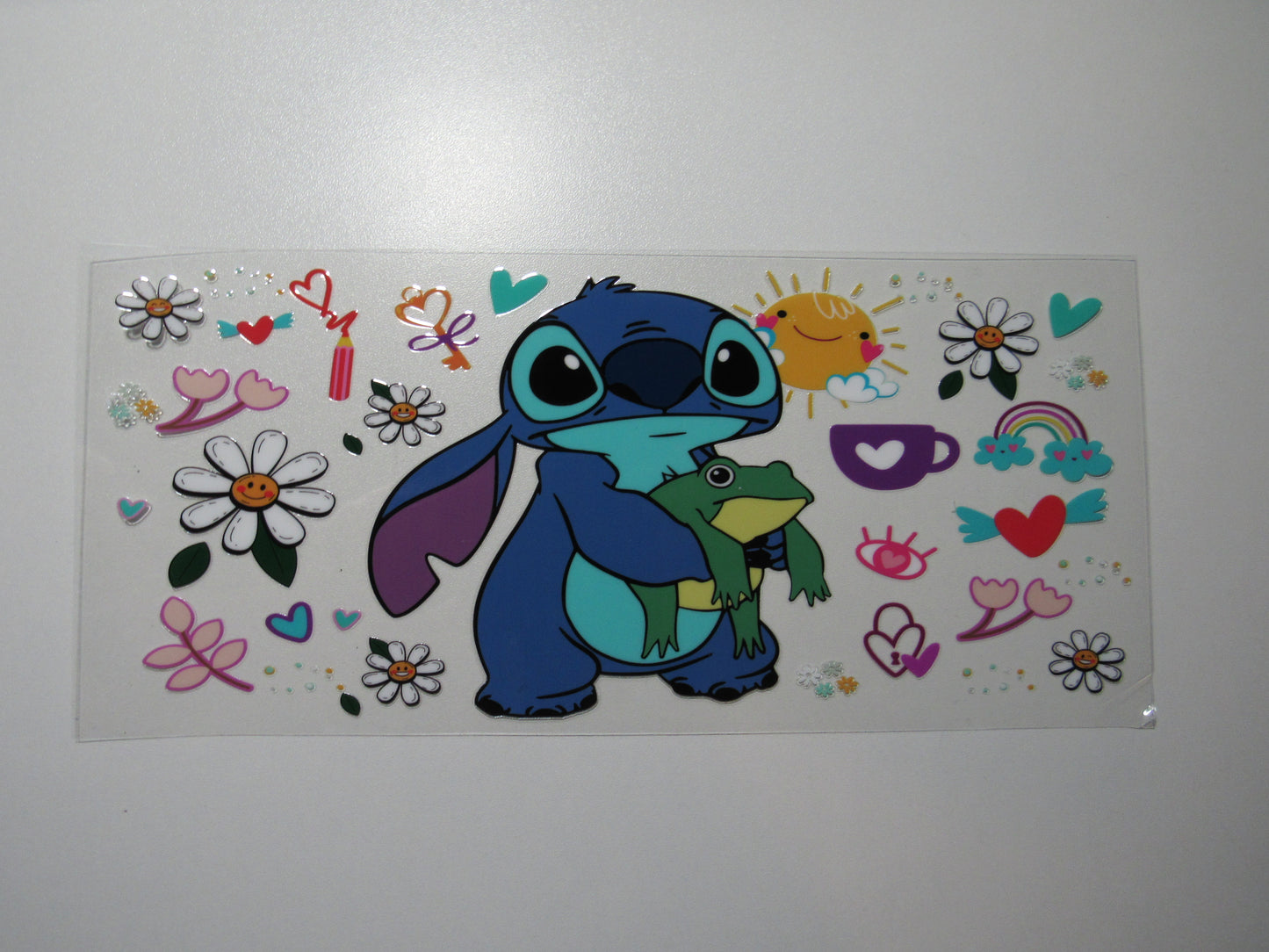 Blue Alien Frog Wrap