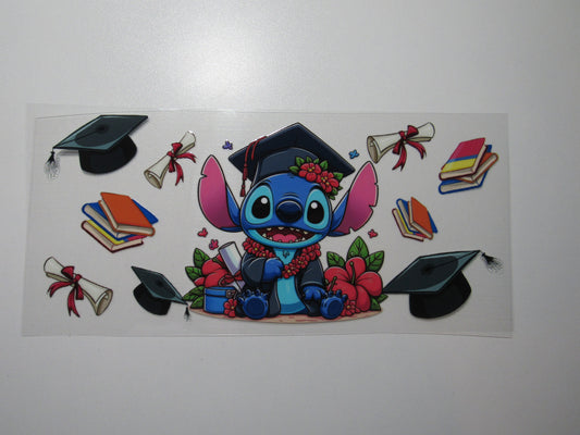 Blue Alien Grad Wrap