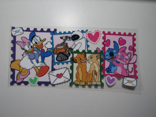 Cartoon Stamp Wrap