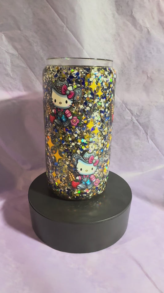 Cowboy Kitty Cup