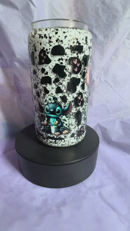Blue Alien Cow Cup